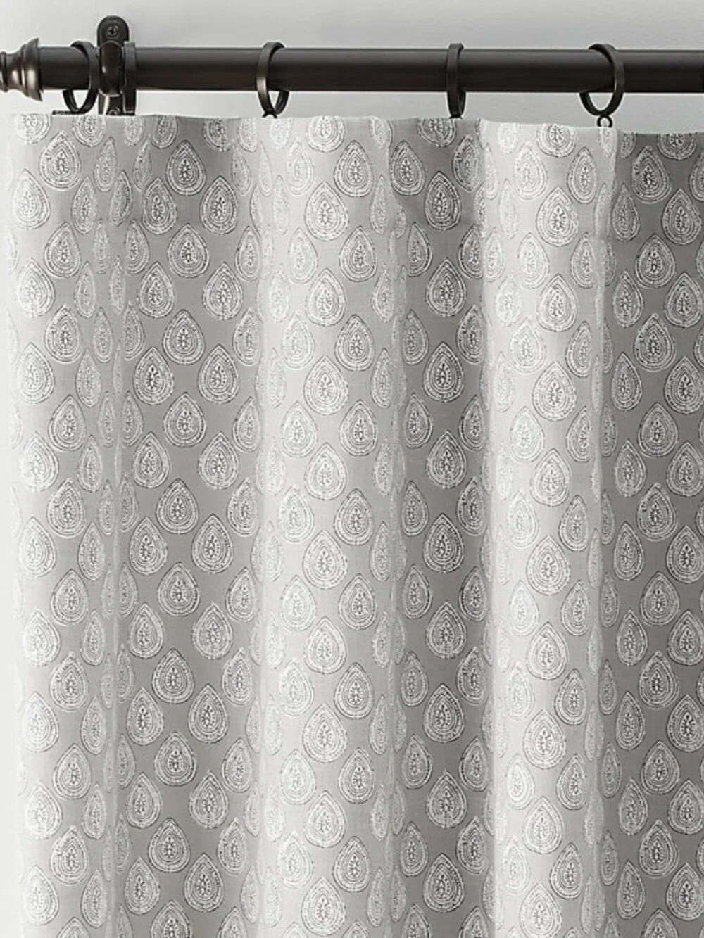 NWT Ballard Designs 2 MADERA LEAF DRAPERY PANELS 50
